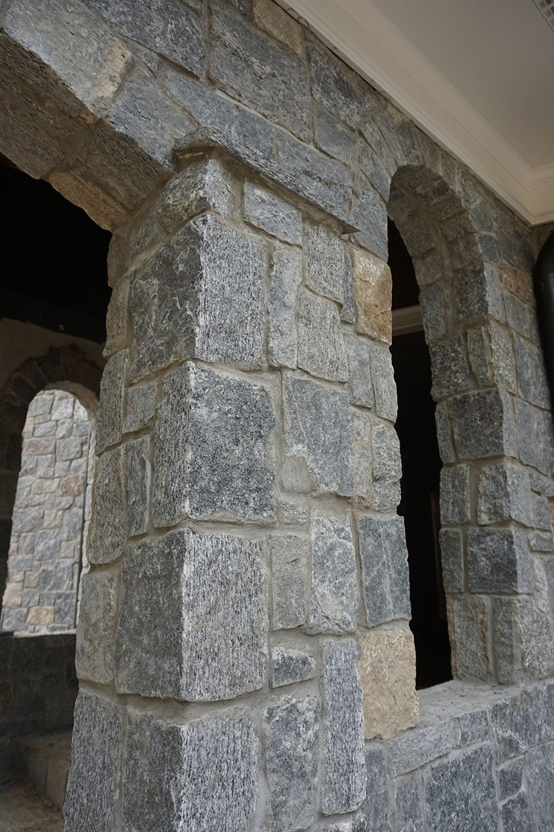 Stone porch