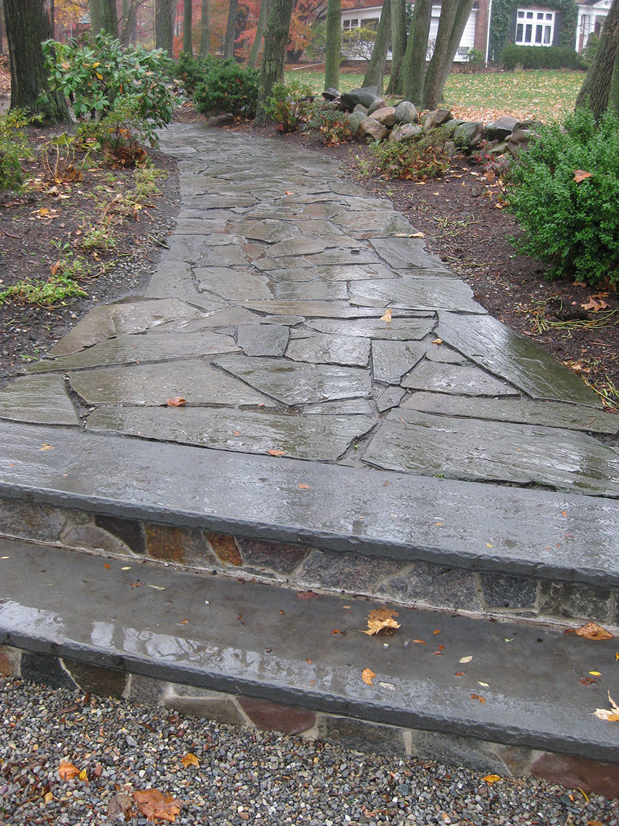 Stone steps and pathway