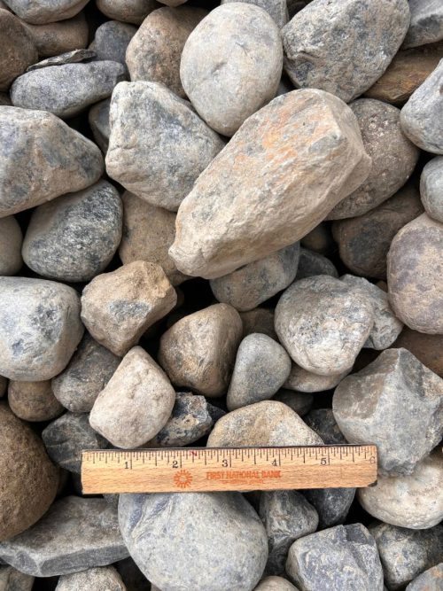Delaware 1-3” River Rock (Not Washed)